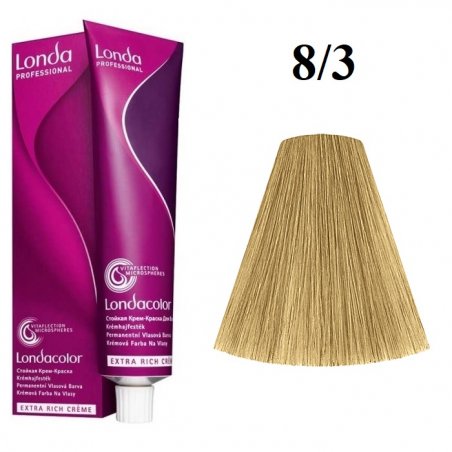 Vopsea permanenta Londa Professional 8/3, 60ml