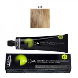 Vopsea permanenta fara amoniac L`Oreal Professionnel Inoa 9.0 Fundamental, 60ml