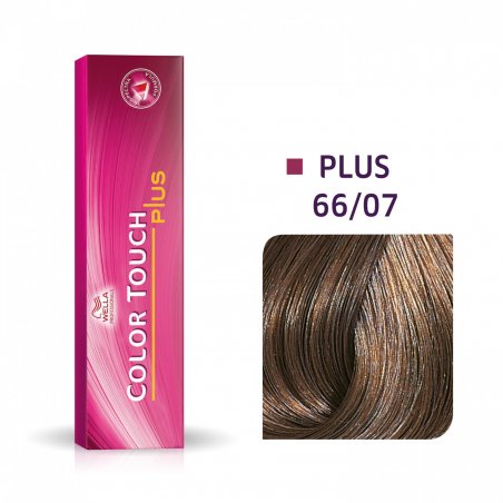 Vopsea semipermanenta Wella Professionals Color Touch 66/07, Blond Inchis Intens Natural Castaniu, 60ml