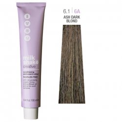 Vopsea permanenta Milk Shake Creative 6.16A, Blond Inchis Cenusiu, 100ml