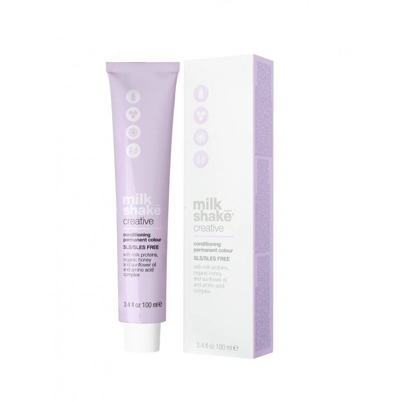 Vopsea permanenta Milk Shake Creative 7.3137GAG, Blond Mediu Havana Bej, 100ml