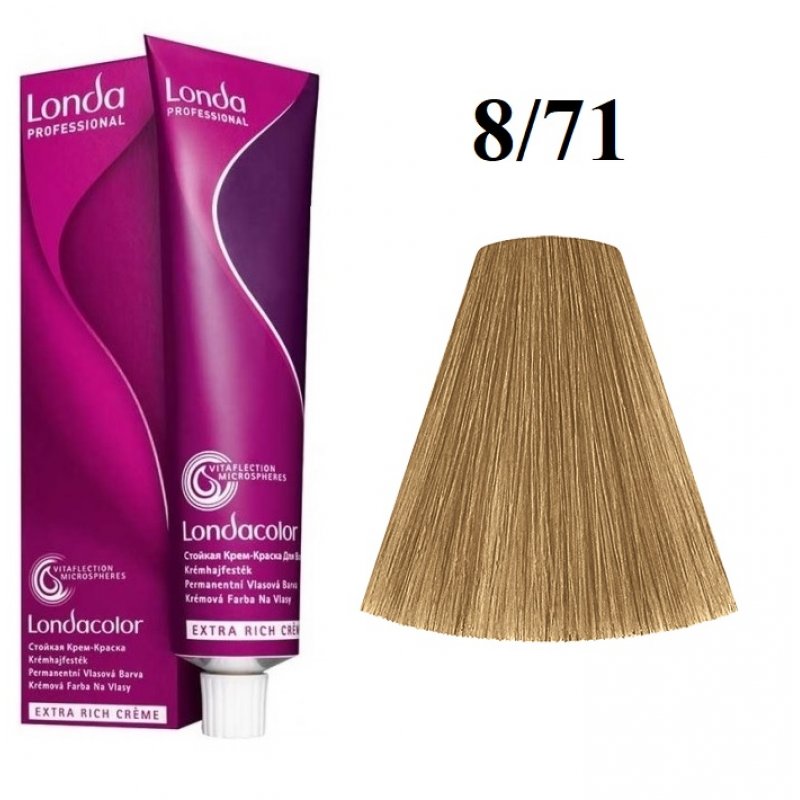 Vopsea permanenta Londa Professional 8/71, 60ml