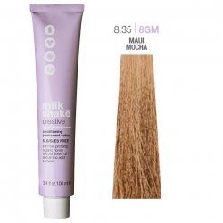 Vopsea permanenta Milk Shake Creative 8.358GM, Blond Deschis Cafea Maui Mocha, 100ml