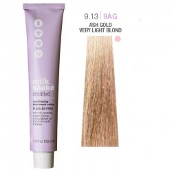 Vopsea permanenta Milk Shake Creative 9.139B, Blond Luminos Deschis Auriu Cenusiu Bej, 100ml