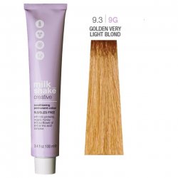 Vopsea permanenta Milk Shake Creative 9.39G, Blond Luminos Deschis Auriu, 100ml