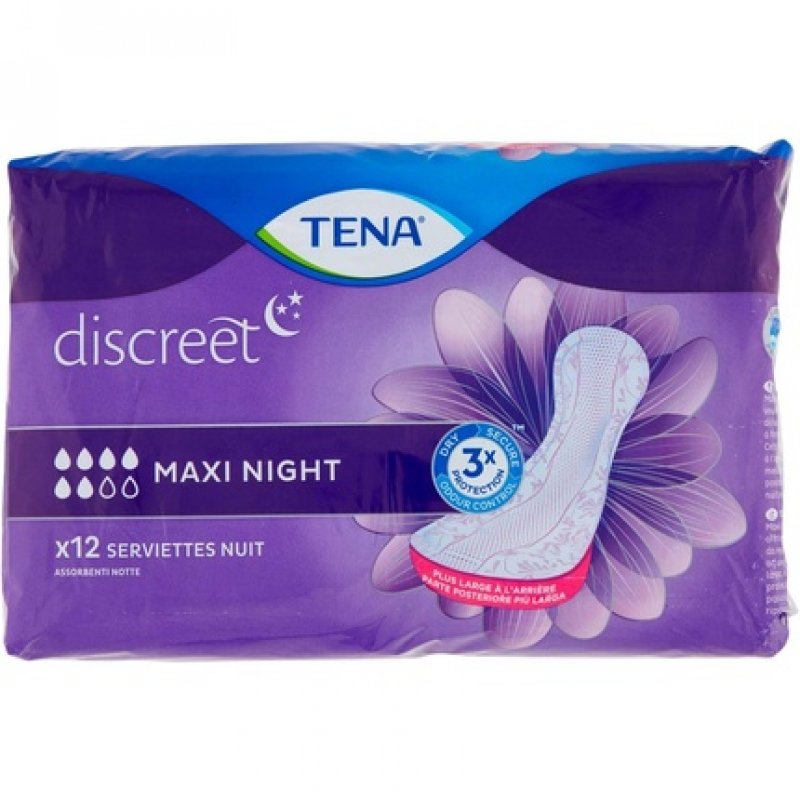 Tena Lady Maxi Night Protection 12 Count