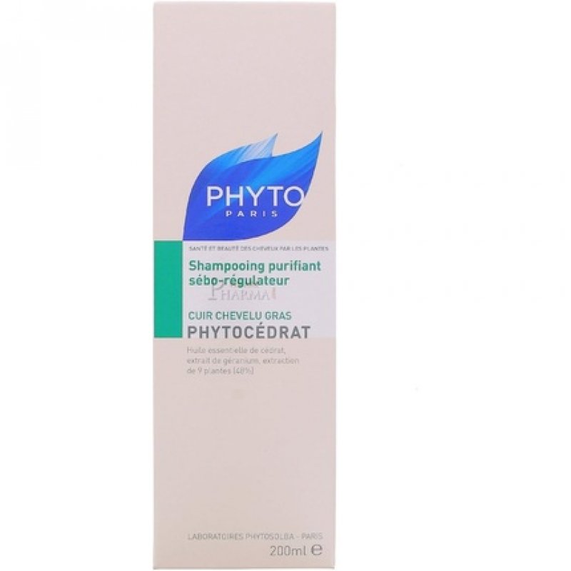 Phytocedrat Sebo Regulating Shampoo with Essential Oil of Lemon 200ml 6.7oz