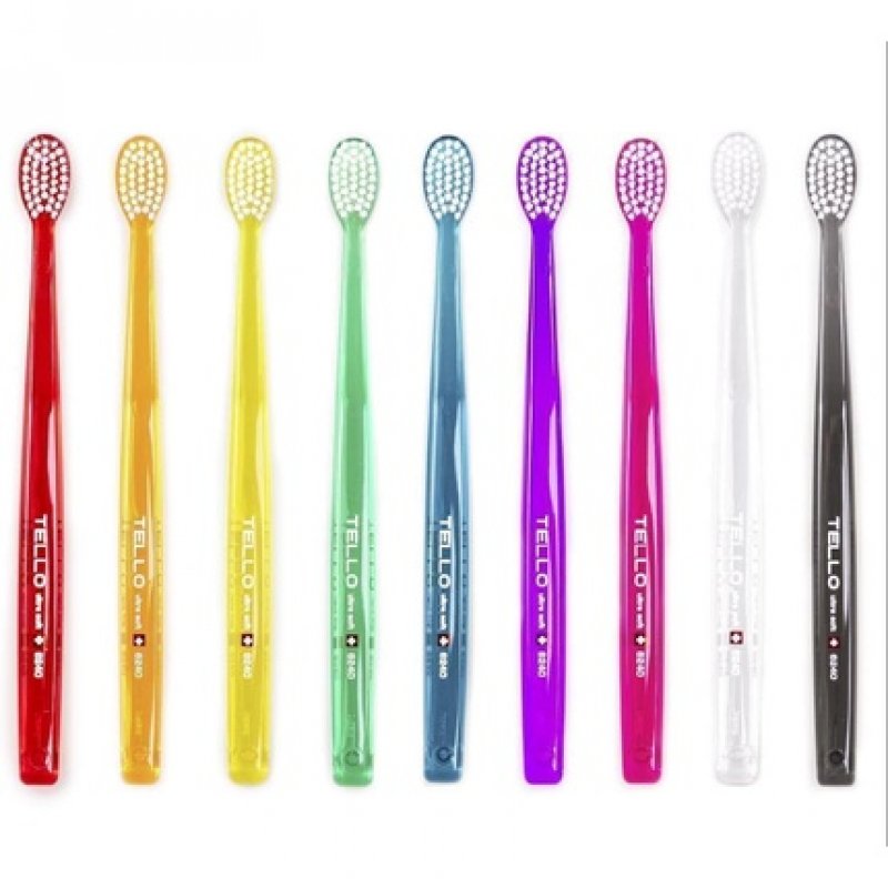 Tello Ultrasoft 6240 Extra Soft Toothbrush for Adults with Sensitive Gums