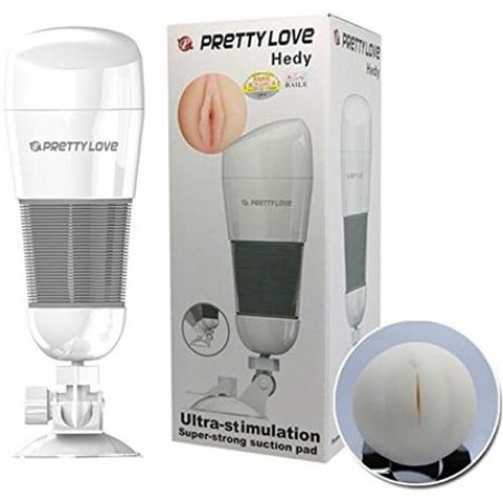 Pretty Love Hedy Vibrating White Masturbator Vagina
