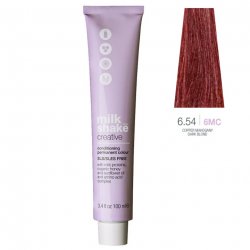Vopsea permanenta Milk Shake Creative 6.546MC, Blond Inchis Mahon Aramiu, 100ml