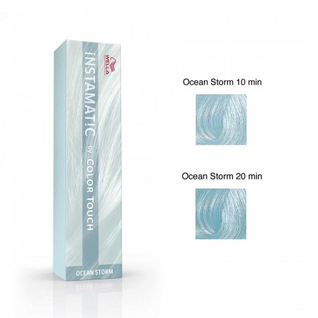 Vopsea semipermanenta Wella Professionals Color Touch Instamatic Ocean Storm, Albastru, 60ml