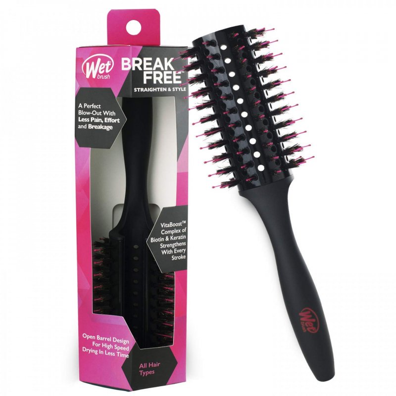 Perie rotunda pentru par Wet Brush Break Free Strighten & Style