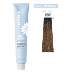 Vopsea permanenta rapida Milk Shake 9 Minutes 4.0, Castaniu, 100ml