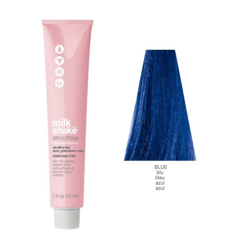 Vopsea semi-permanenta Milk Shake Smoothies, Albastru, 100ml