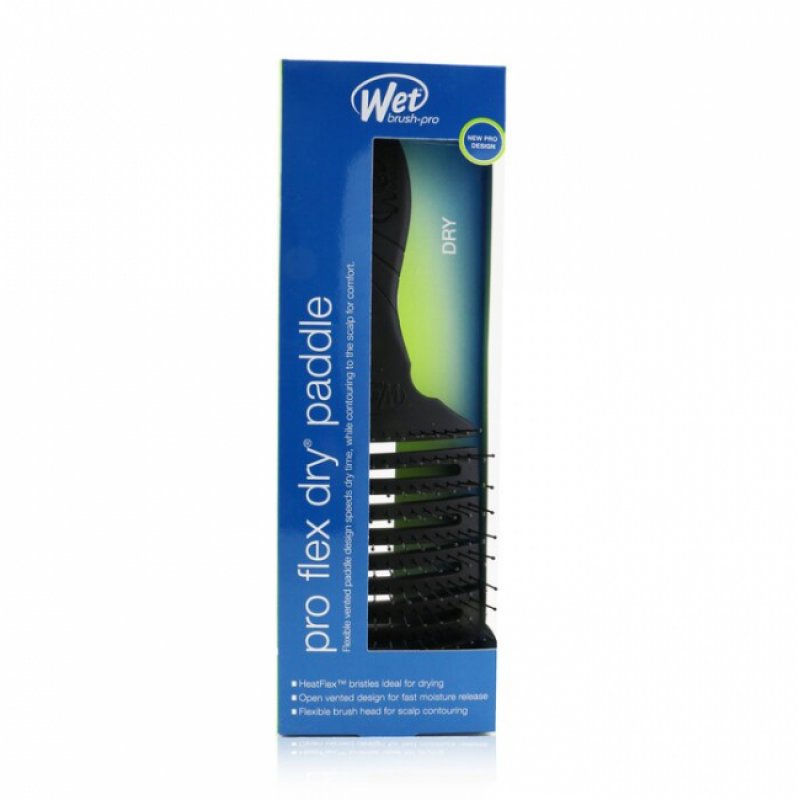 Perie pentru par Wet Brush Flex Dry Professional Paddle Black
