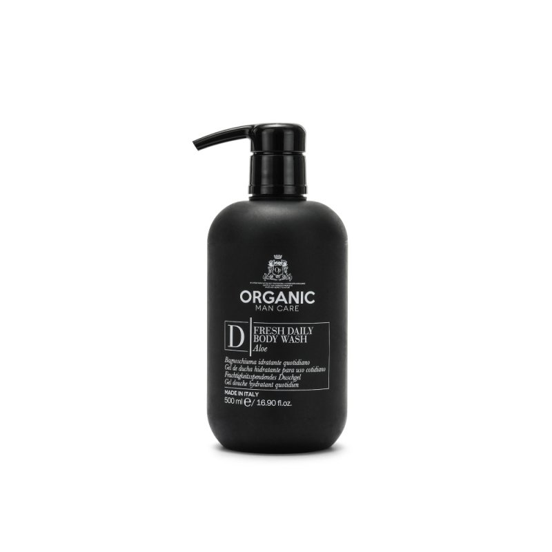 Gel De Dus Organethic Man Care Fresh Daily Aloe, 500ml