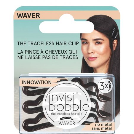 Agrafe pentru par InvisiBobble Waver Pretty Dark, 3buc