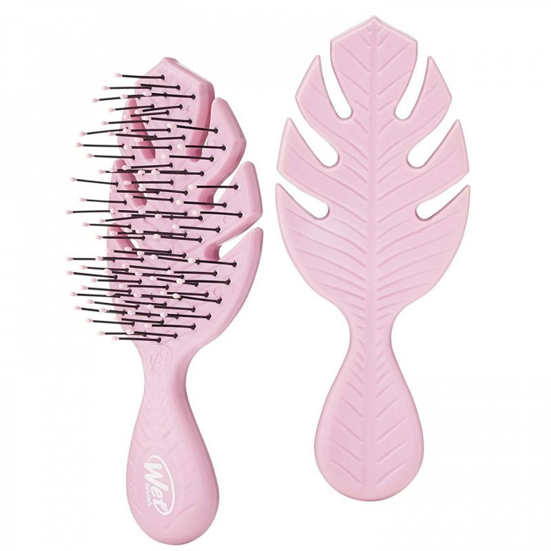 Perie pentru par Wet Brush Go Green Mini Detangler Pink