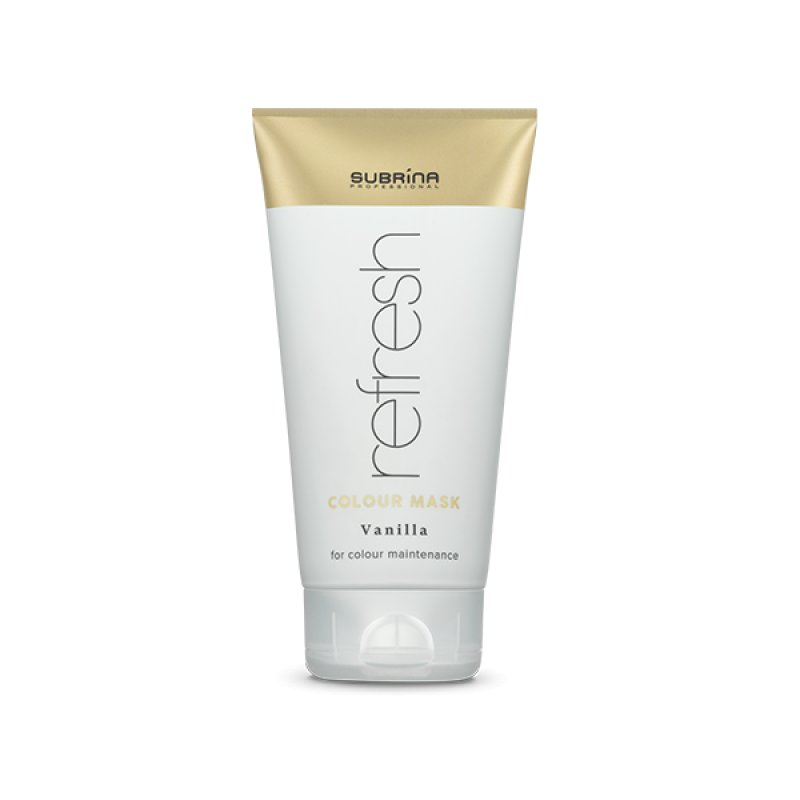 Masca nuantatoare Subrina Professional Refresh Vanilla, Galben, 150ml