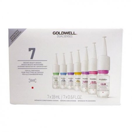 Set tratament pentru par Goldwell Dualsenses Instant Beauty Boosts, Toate tipurile de par, 7x18ml