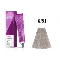 Vopsea permanenta Londa Professional 8/81, Blond Deschis Cenusiu Perlat, 60ml