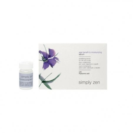 Ser pentru par si scalp Simply Zen Age Benefit & Moisturizing, Toate tipurile de par, 12x5ml
