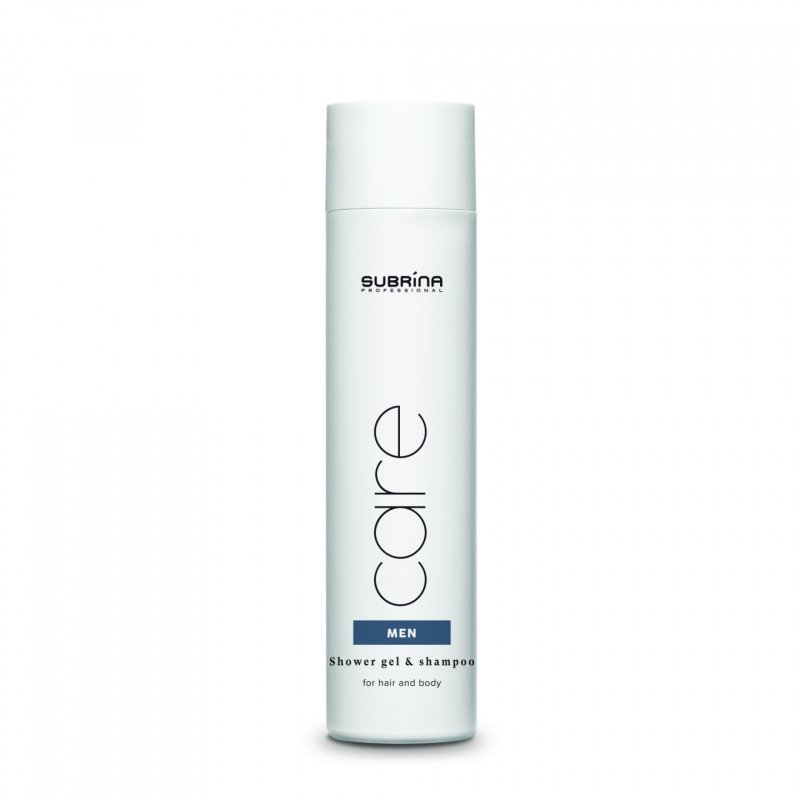 Sampon Subrina Professional Care Men 2 in1, Toate tipurile de par si piele, 250ml