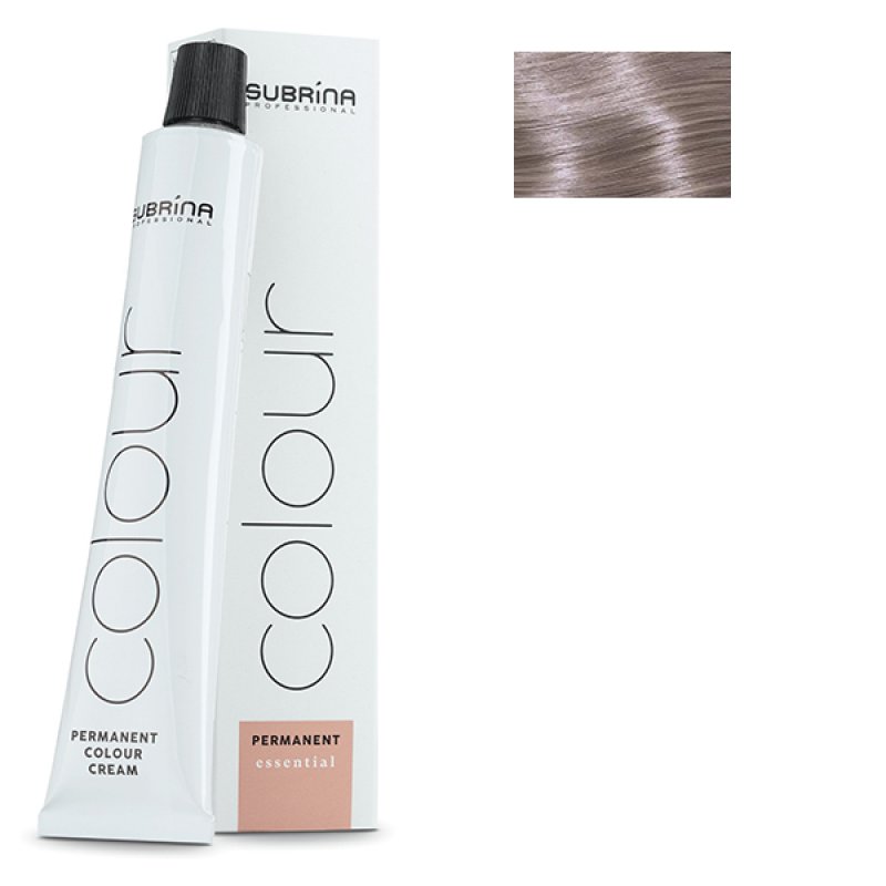 Vopsea de par permanenta Subrina Professional Essential Colour 8/2, Blond Deschis Perlat, 100ml