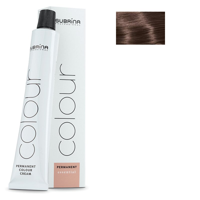 Vopsea de par permanenta Subrina Professional Essential Colour 6/00, Blond Inchis Natural, 100ml