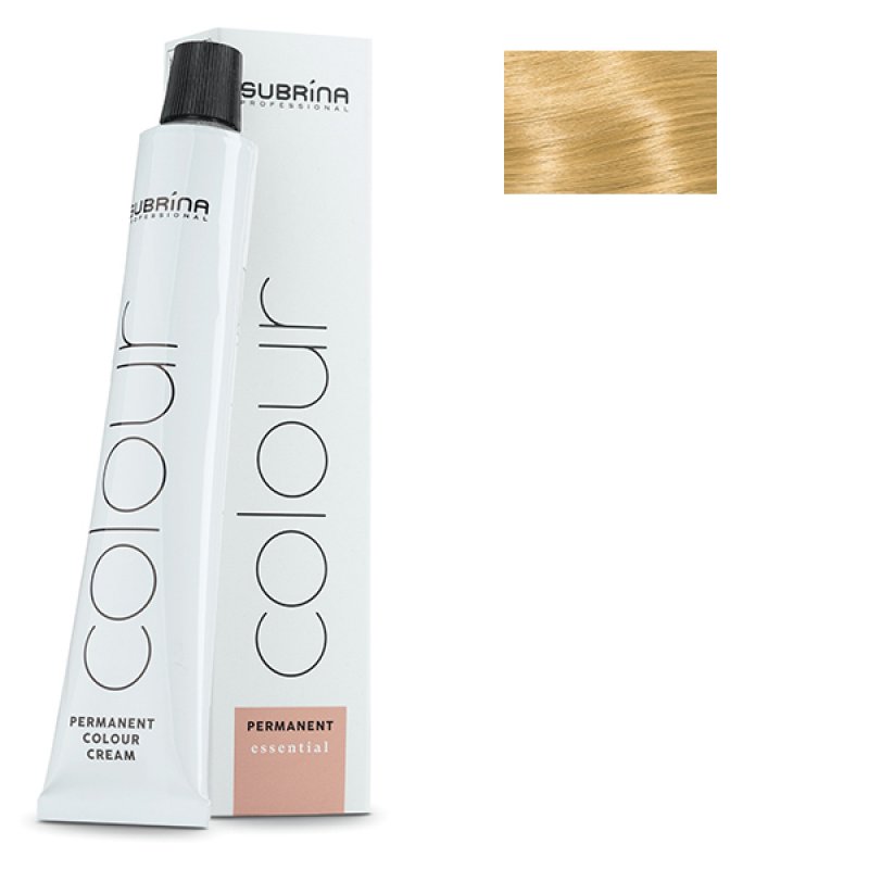 Vopsea de par permanenta Subrina Professional Essential Colour 9/03, Blond Deschis Luminos Natural Cendre, 100ml