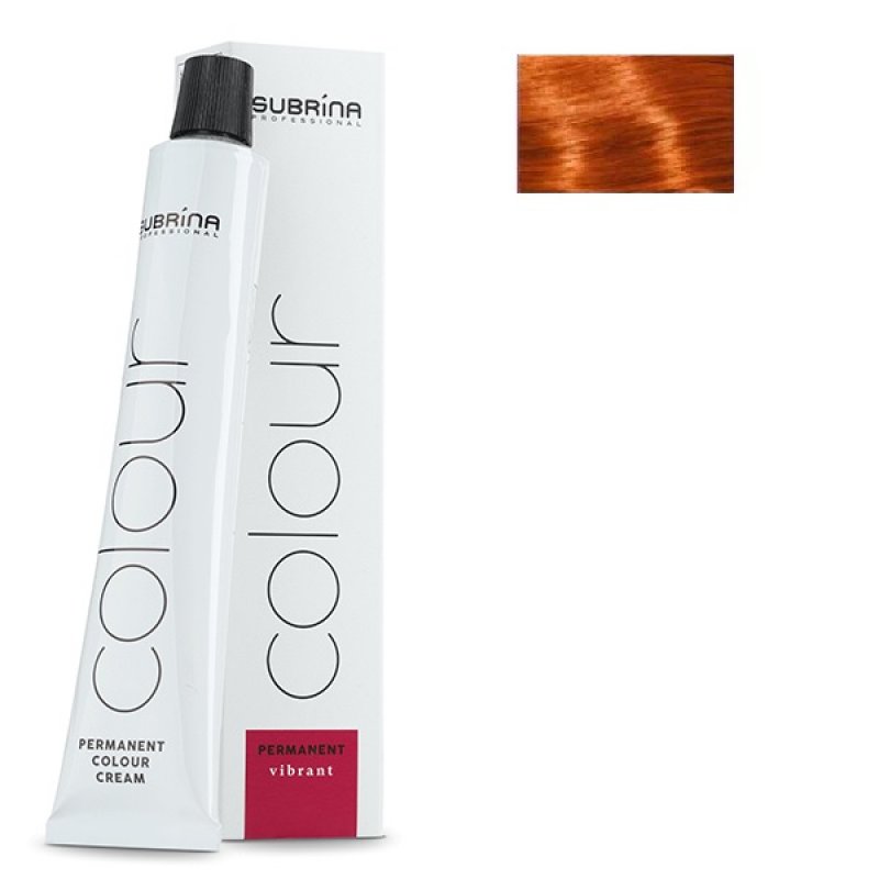 Vopsea de par permanenta Subrina Professional Vibrant Colour 8/34, Blond Deschis Cedre Auriu, 100ml