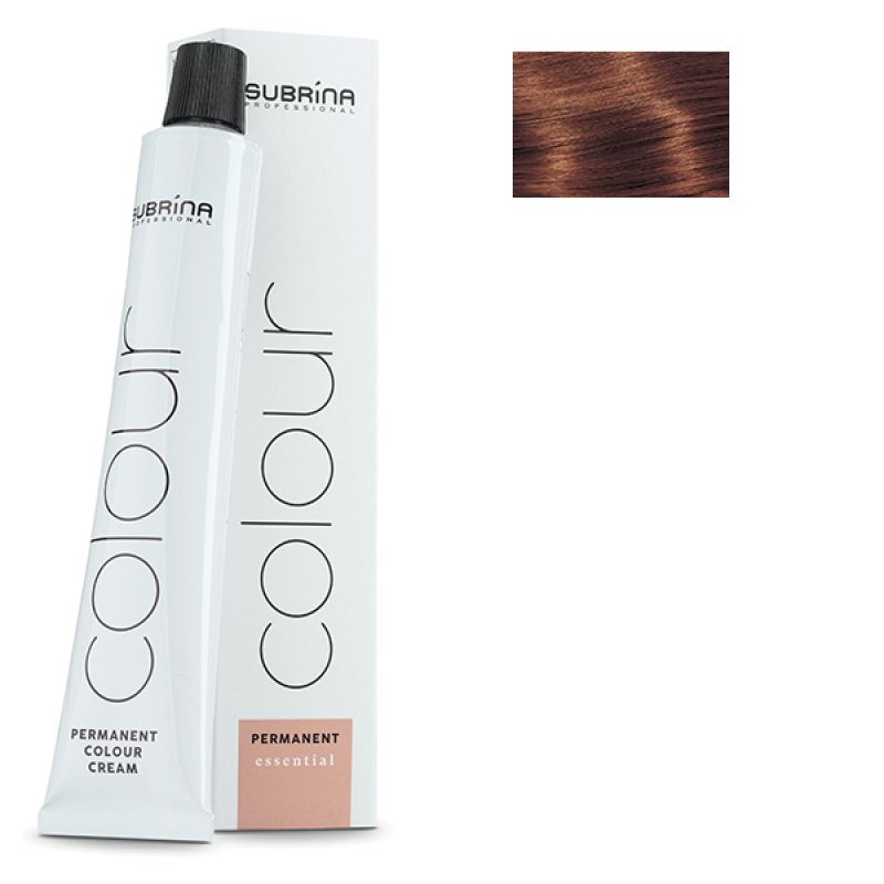 Vopsea de par permanenta Subrina Professional Essential Colour 6/73, Blond Inchis Castaniu Auriu, 100ml