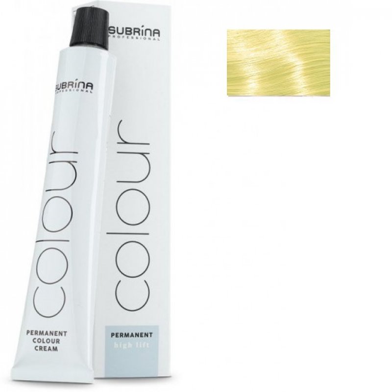 Vopsea de par permanenta Subrina Professional Highlift Colour 11/03, Blond Special Natural Cendre, 100ml