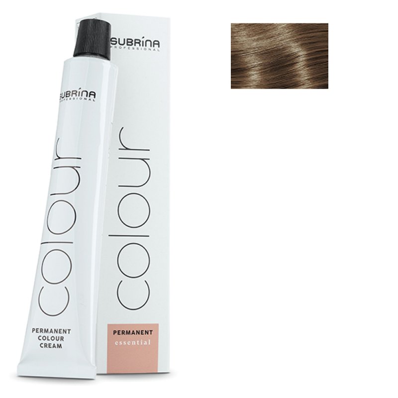 Vopsea de par permanenta Subrina Professional Essential Colour 7/00, Blond Mediu Natural, 100ml