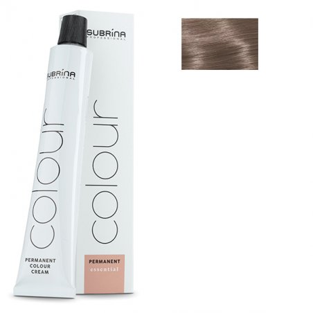Vopsea de par permanenta Subrina Professional Essential Colour 8/1, Blond Deschis Cenusiu, 100ml