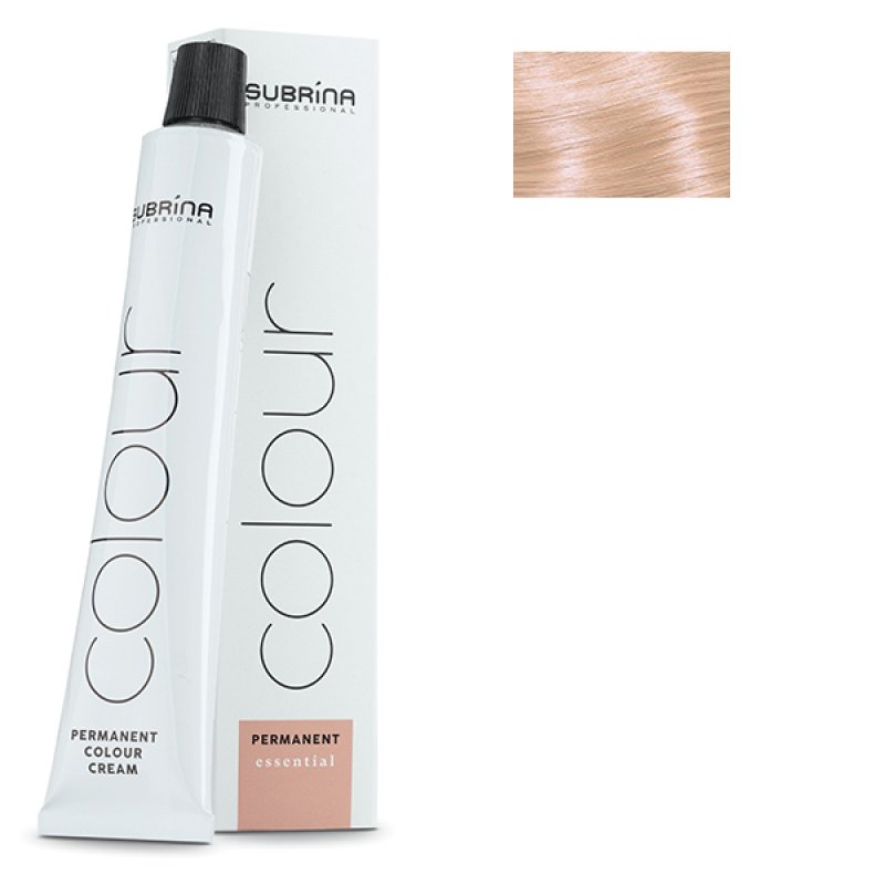 Vopsea de par permanenta Subrina Professional Essential Colour 10/32, Blond Luminos Cendre Perlat, 100ml