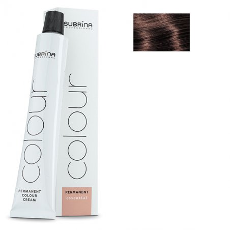 Vopsea de par permanenta Subrina Professional Essential Colour 5/7, Castaniu Deschis Castaniu, 100ml