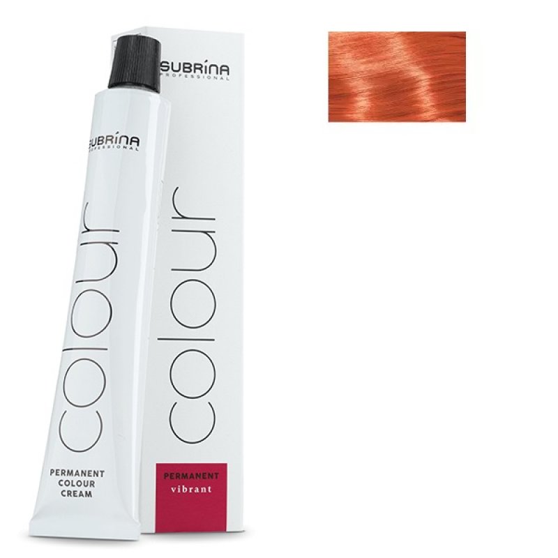 Vopsea de par permanenta Subrina Professional Vibrant Colour 10/4, Blond Luminos Auriu, 100ml