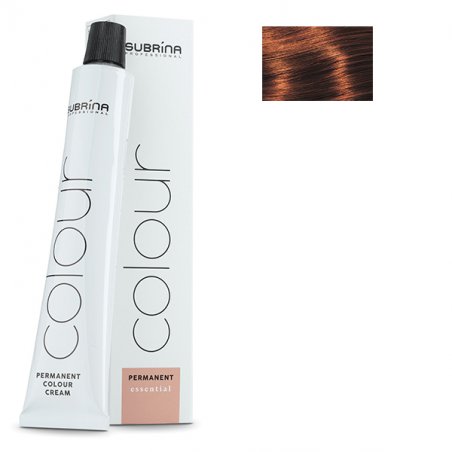 Vopsea de par permanenta Subrina Professional Essential Colour 6/75, Blond Inchis Rosu Castaniu, 100ml