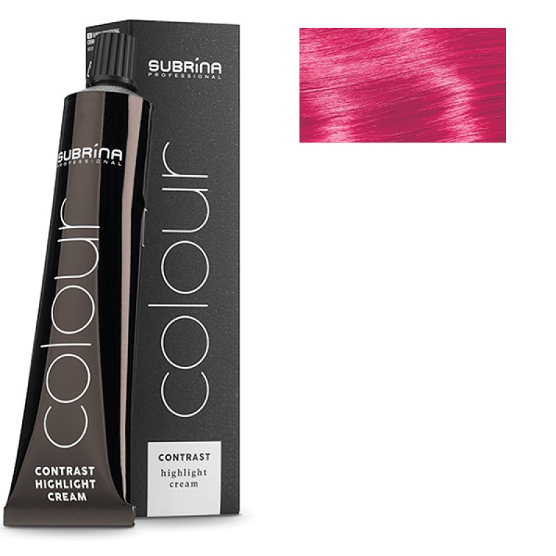 Vopsea de par pentru suvite Subrina Professional Contrast Colour Magenta, Magenta, 60ml
