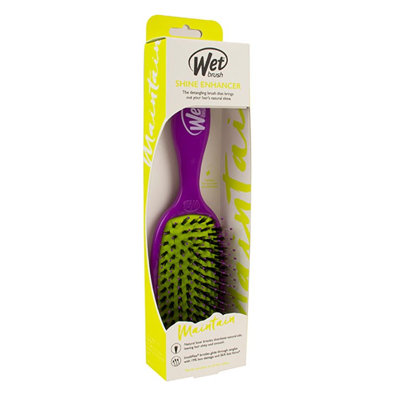 Perie pentru par Wet Brush Shine Enhancer Professional Purple