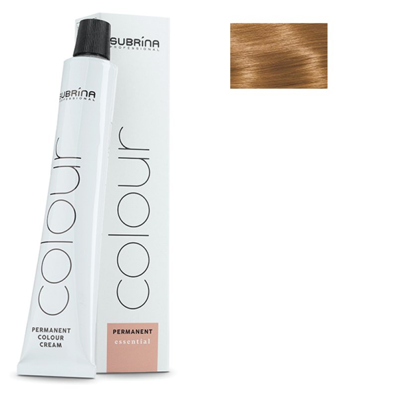 Vopsea de par permanenta Subrina Professional Essential Colour 8/3, Blond Deschis Cendre, 100ml