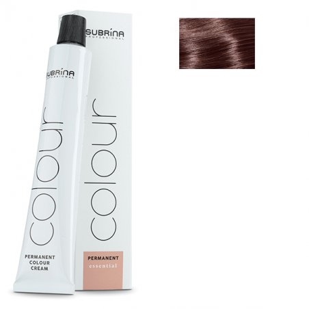 Vopsea de par permanenta Subrina Professional Essential Colour 6/77, Blond Inchis Castaniu Intensiv, 100ml