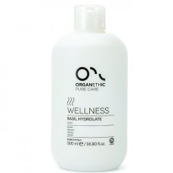 Lotiune Pentru Par Si Piele Organethic Wellness Basil Hydrolate, Par Fragil/Slabit-Piele Matura, 500ml