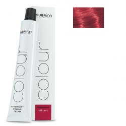 Vopsea de par permanenta Subrina Professional Vibrant Colour 8/5, Blond Deschis Rosu, 100ml