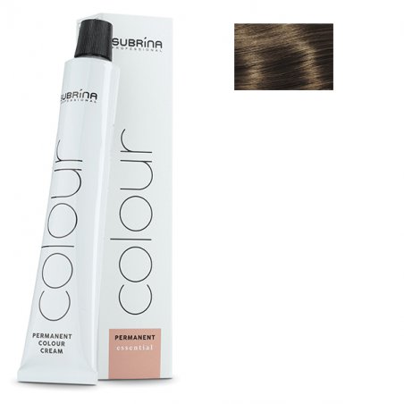 Vopsea de par permanenta Subrina Professional Essential Colour 6/8, Blond Inchis Mat, 100ml