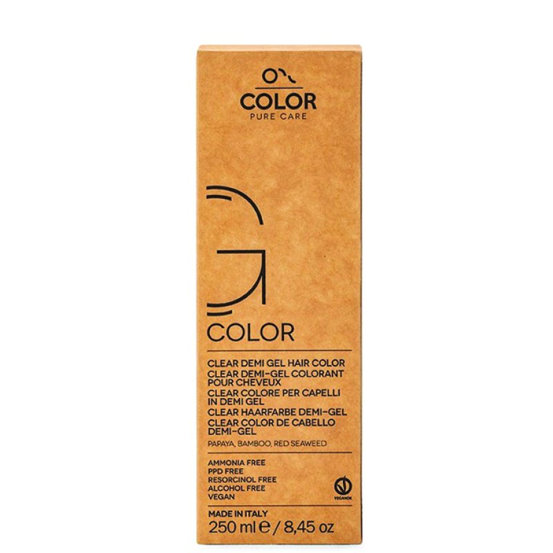 Vopsea Gel Demi-Permanenta Organethic G-Color 000 Clear, Clar, 250ml