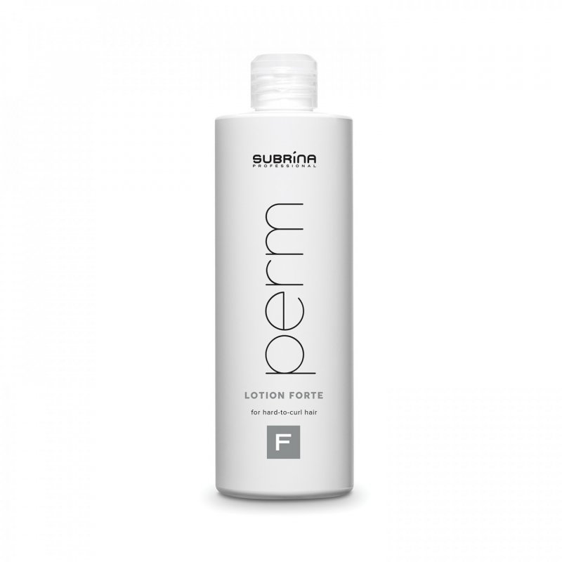 Lotiune pentru permanent Subrina Professional Perm Forte, Par gros/greu de ondulat, 450ml