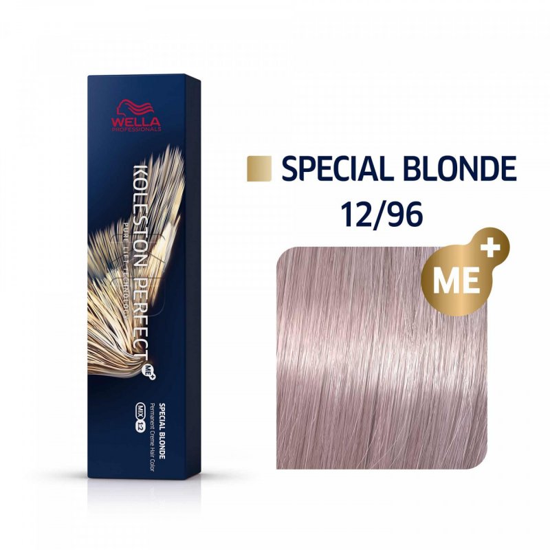 Vopsea de par permanenta Wella Professionals Koleston Perfect Me 12/96 , Blond Special Perlat Violet, 60 ml