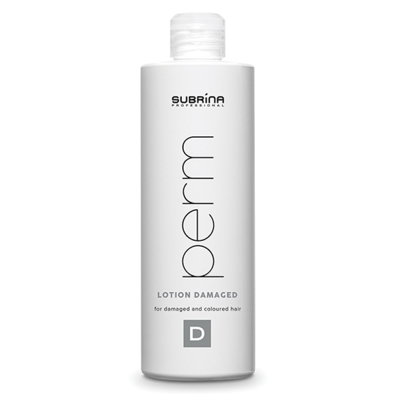 Lotiune pentru permanent Subrina Professional Perm Damaged, Pentru par vopsit, 450ml